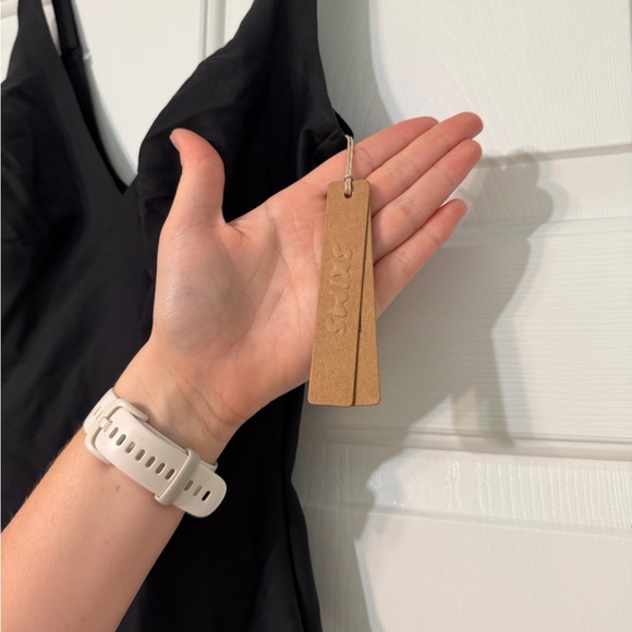 NWT SKIMS Body Unlined Plunge Thong Bodysuit | Onyx / L - Picture 6 of 8